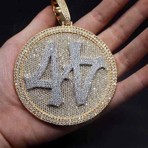 hip hop iced out pendants